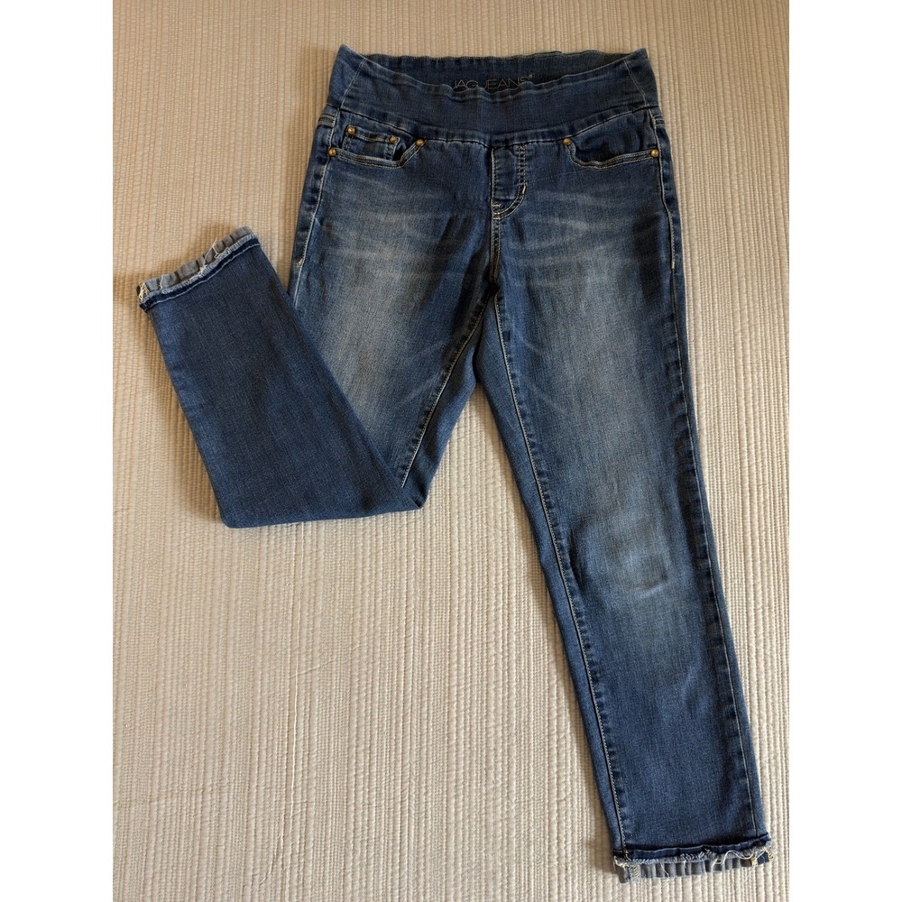 JAG High-Rise Slim Stretch Blue Ankle Jeans Women Medium Wash size 4/ L27